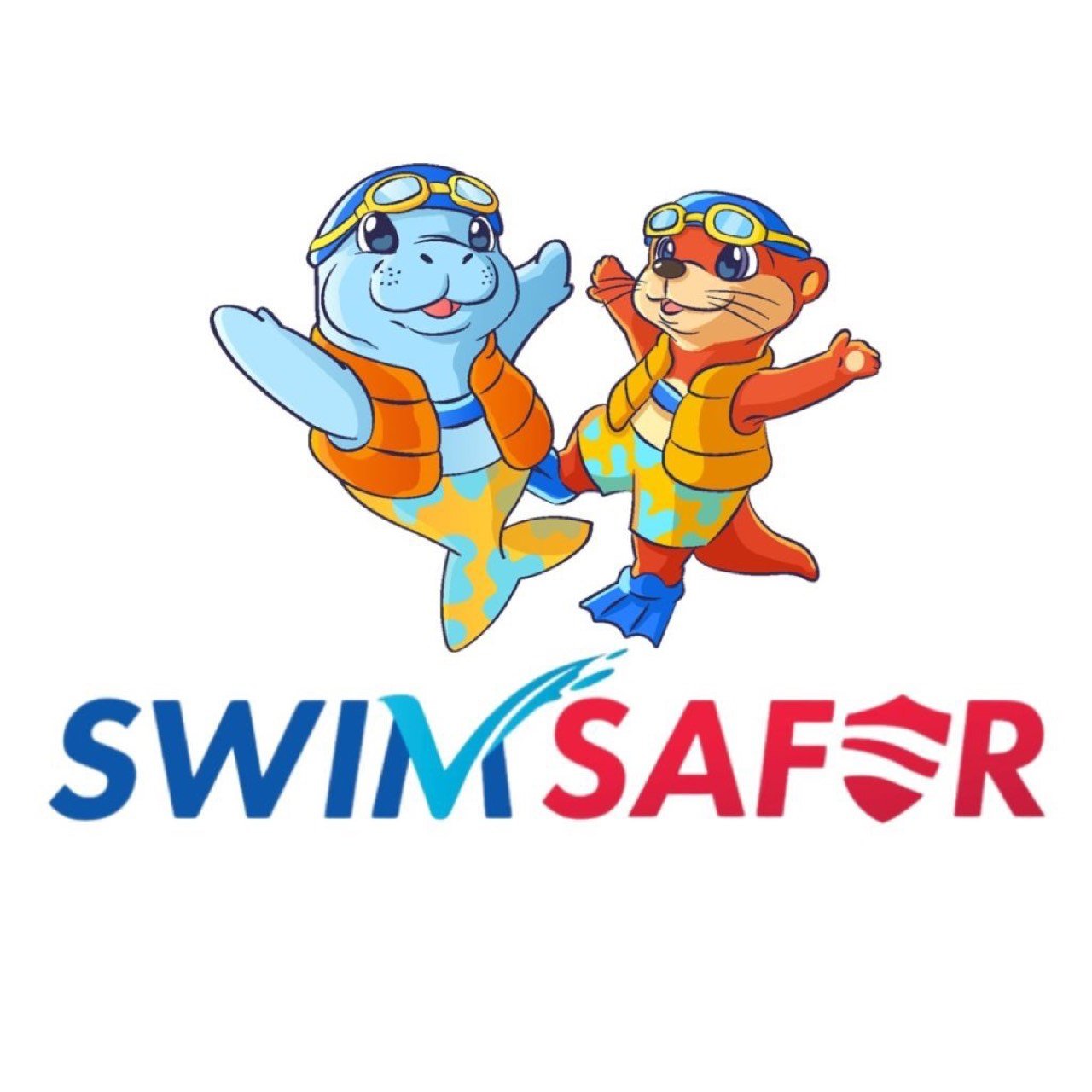 SwimSafer programme logo, Singapore's national water safety syllabus taught by 02H Swim School